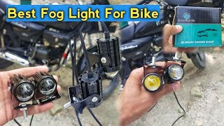 Best Fog Light For Bike  OTOROYS LED mini Projector Fog light  Full Review [upl. by Kinna]