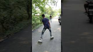 new roller skating 💯 public reaction😄😄 viral [upl. by Eninotna938]