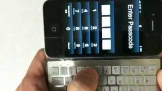 iPhone 4  BT keyboard  foldable net PDA [upl. by Gerick]