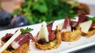 Recette apéritif de Noël  Croustillant de Canard Brebis amp Figues [upl. by Cy218]