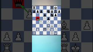 TRAPS AND COMBINATIONS IN THE OPENING  chess chessgame ajedrez shorts [upl. by Samohtnhoj182]