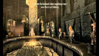 Skyrim Greybeard Council glitch Esbern With FIX [upl. by Prasad870]