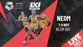 RELIVE  Qualifying Draw  FIBA 3x3 World Tour NEOM 2024 [upl. by Idnahr218]