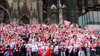 Flashmob und Marsch zum 2 Final Heimspiel der DEL Meisterschaft 20132014 [upl. by Nue226]