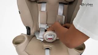 How to Use Easy in Harness System I Callisto G 360 Car Seat I CYBEX [upl. by Tallulah51]