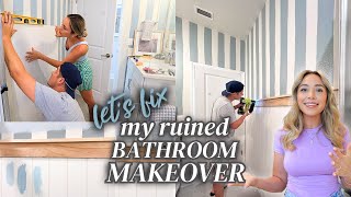 Fixing the WORST BATHROOM EVER EXTREME BATHROOM MAKEOVER DIY HOME DECORATING IDEAS [upl. by Mudenihc]