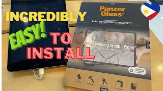 Easy Instore Installation PanzerGlass Graphic Paper  Apple iPad [upl. by Alarice374]