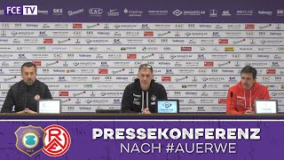 Die Pressekonferenz nach dem Heimspiel gegen RotWeiss Essen [upl. by Nileak]