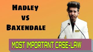 HADLEY VS BAXENDALE CASE LAW  damages  ordinary damages  contact act  important case law [upl. by Karilla76]