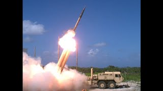 THAAD System Fires Test Missile  Terminal High Altitude Area Defense missile system 14th TEST [upl. by Eibber]