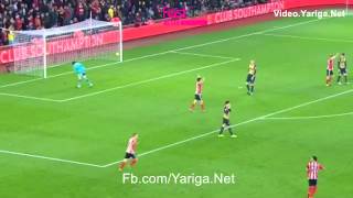 Southampton 1  0 Arsenal Cuco Martina 26122015 [upl. by Mick]