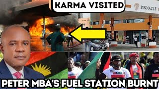 Breaking ‼️ Peter mbas filling station burntIpob latest news biafra [upl. by Raines908]