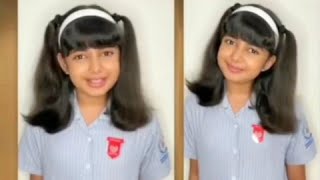 Aradhya Bachchan Singing Hindi Poem In School  Aaradhya Bachchan Video [upl. by Adria]