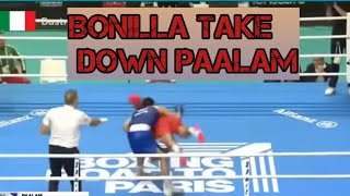 Paalam Vs Bonilla goes wrestling Olympics 2024 Olympicsboxing2024 olympics [upl. by Felice777]