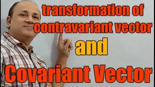 transformation of contravariant vector and covariant vector and mixed tensor is transitive Hd sir [upl. by Yonit]