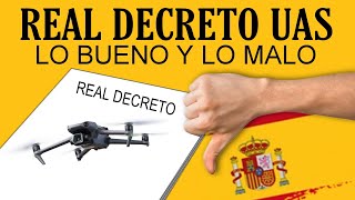 NUEVO REAL DECRETO UAS 🇪🇦 [upl. by Orat]