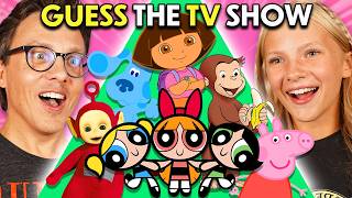 Teens vs Parents Guess The Kids TV Show In One Second [upl. by Candie]