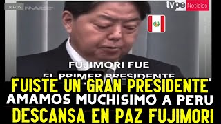 JAPONESES LAMENTAN EL FALLECIMIENDO DE ALBERTO FUJIMORI Y MANDAN SALUDO A PERU [upl. by Eniawtna]