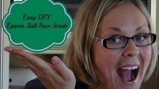 Easy DIY Epsom Salt Face Scrub [upl. by Duarte403]