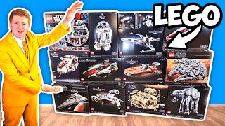 I Built The BIGGEST LEGO STAR WARS SETS Ever [upl. by Sedecrem93]