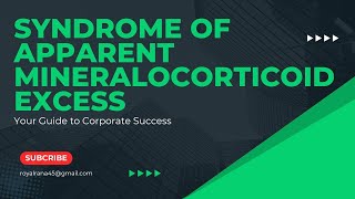 Syndrome of Apparent Mineralocorticoid Excess  Causes  Symptom  Diagnosis  Treatment amp Pathology [upl. by Avah]