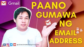 PAANO GUMAWA NG EMAIL ADDRESS  HOW TO CREATE GMAIL EMAIL ADDRESS [upl. by Brnaba1]