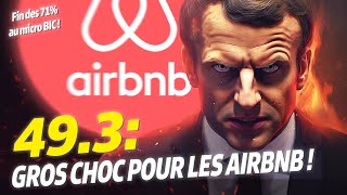 🚨⚠️ LMNP et 493  Fin des avantages fiscaux pour les AirBnb PLF 2024 [upl. by Einhpad]