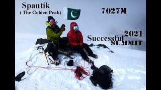 Successful Summit of Spantik 2021 after Harsh weather  The Golden Peak [upl. by Sulienroc]