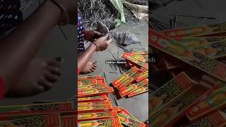 Sparklers फुलझड़ी making process 😱shortvideo making sparklers diwali trending [upl. by Massingill797]