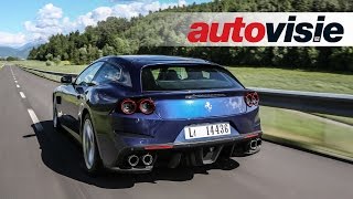 Review New Ferrari GTC4Lusso 2016  by Autovisie TV [upl. by Culbertson]