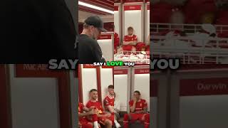 Jurgen Klopps final post match speech to Liverpool team I love you shorts lfc liverpool [upl. by Settle691]