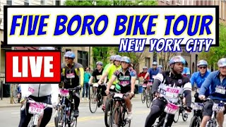 🚴‍♀️ FIVE BORO BIKE TOUR New York 🚴‍♂️ LIVE NYC TD Bank 5 Boro Bike Tour New York City [upl. by Nylekcaj]