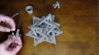 Tutorial Compound of Five Tetrahedra Zen Magnets [upl. by Ahsrop]