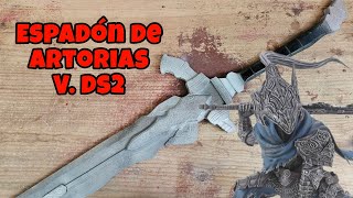 ESPADON DE ARTORIAS REAL DE MADERA espadon majestuoso tutorial darksouls artoriasoftheabyss esp [upl. by Ataeb]