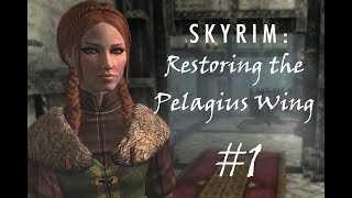 SKYRIM DIY Restoring the Pelagius Wing 1 [upl. by Casi]