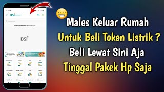 Cara Beli Token Listrik Di BSI Mobile Banking  BANK SYARIAH INDONESIA [upl. by Inigo856]