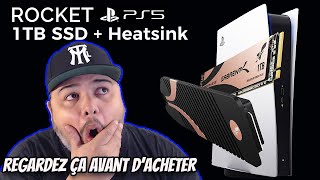 ASTUCE ET TUTO  MEILLEUR REFROIDISSEUR SSD PS5 SABRENT HEATSINK SSD ROCKET 4 PLUS [upl. by Guido]