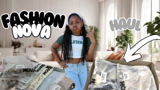 CHECK OUT MY NEW FASHION NOVA KIDS HAUL CUTE FALL OUTFIT IDEAS [upl. by Arjun]