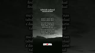 tabsirah nasheed easy lyrics  vocals only easylyrics nasheed easylyricsbylishah [upl. by Etnaihc868]