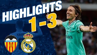 GOALS AND HIGHLIGHTS  Valencia 13 Real Madrid  Spanish Super Cup [upl. by Justinian440]