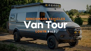 Benchmark Vehicles  170 Sprinter Van Tour 103 LOATR [upl. by Oglesby]