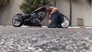 Bas Ass Eddie Trotta Thunder Cycle Drop Seat Softail Chopper amp a killer deal Ebay Jake [upl. by Enomrej]