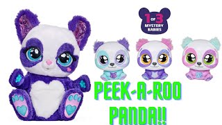 PeekARoo Interactive PandaRoo Plush Toy with Mystery Baby in Pouch Kids Toys [upl. by Leicester]