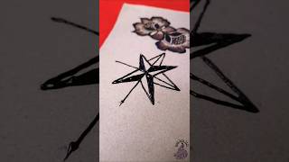 Amazing Star shape mehndi design ytshorts viral tranding mehndidesign mehndi star [upl. by Lewin]