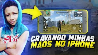 MOSTRANDO O IPHONE QUE GANHEI ❤GRAVANDO MINHAS MÃOS NO IPHONE 7 [upl. by Narrad]