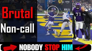 🏈⚠️URGENT NEWS christian darrisaw  The Refs dont call this a facemask which ends the game [upl. by Iramo]