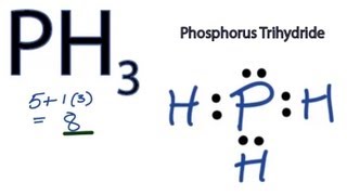 PH3 Lewis Structure  How to Draw the Lewis Structure for PH3 [upl. by Bronwen]