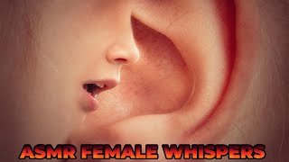 ASMR Female Whispers Are the BEST Way to Fall Asleep BLACK SCREEN [upl. by Afital]