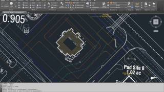 AutoCAD Site Plan Graphics Part 1  Block out [upl. by Winsor]