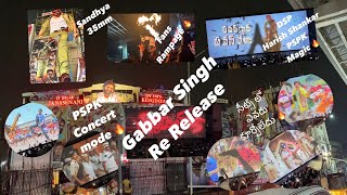 Gabbar Singh 4k theatre response  Sandhya 35 mm  PSPK’s Concert mode 🔥theatre rerelease vlog [upl. by Harima]